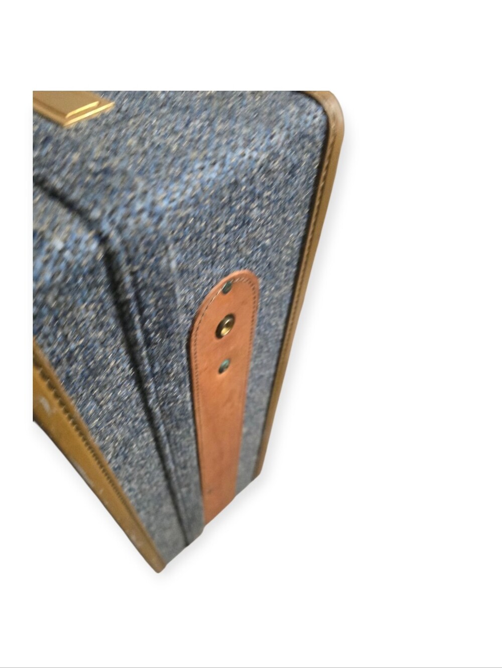 Vintage Hartmann Tweed/Leather Suitcase. - Picture 5 of 10